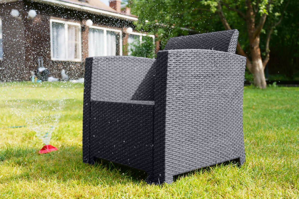 B:Rattan Arizona b:rattan, Кресло (2шт.), антрацит (2 подушки)