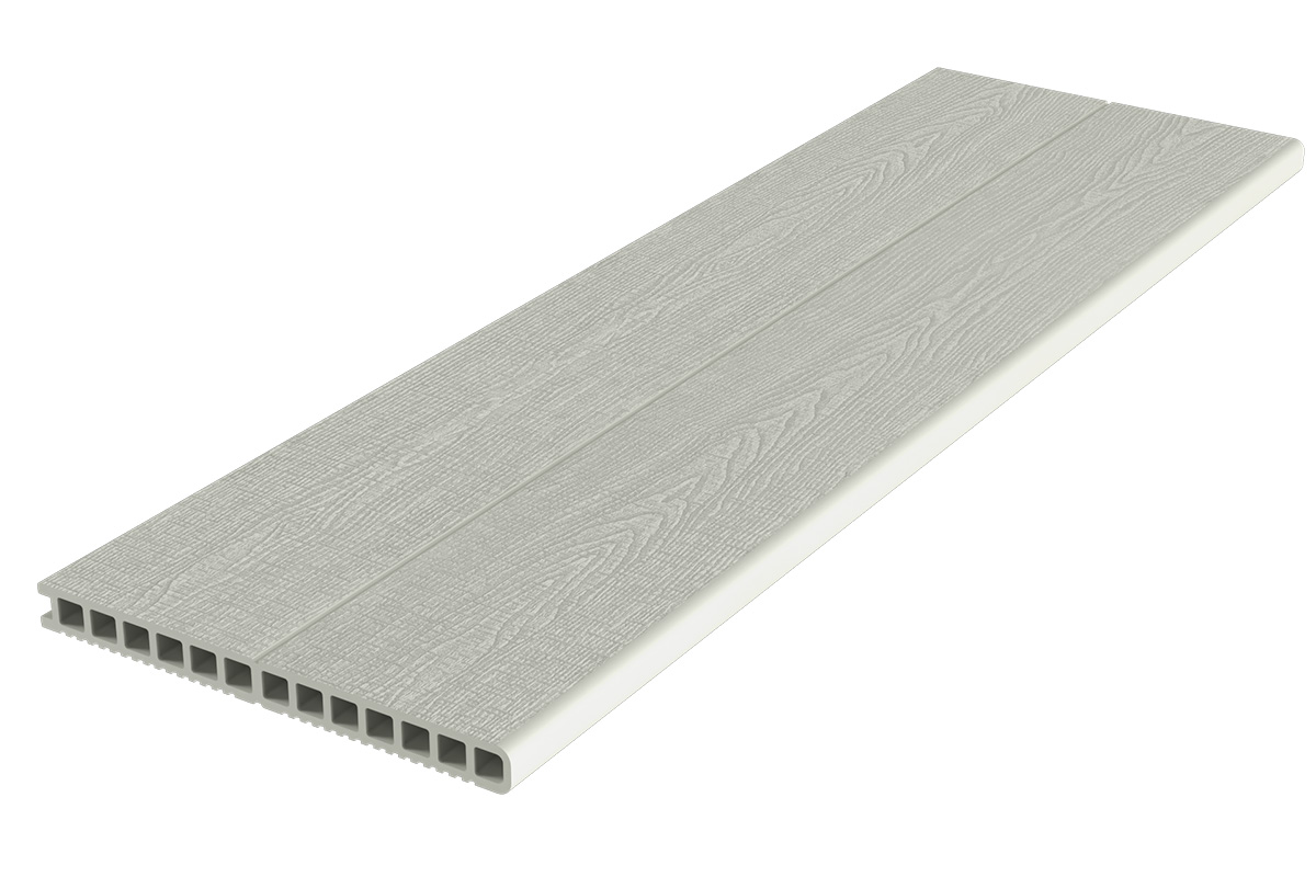 Gardeck Ступень ДПК Deckron Woodlike 317*28*4000мм, слоновая кость