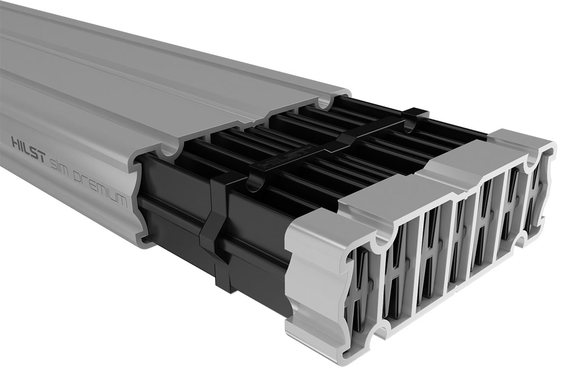 HILST Соединитель алюминиевой лаги HILST Slim 60х20 (упак. 10шт)