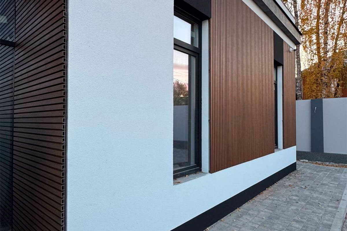 Holzhof Вертикальная стеновая панель ДПК NauticPrime Line Co-Extrusion 219*26*3000мм, цвет Тик