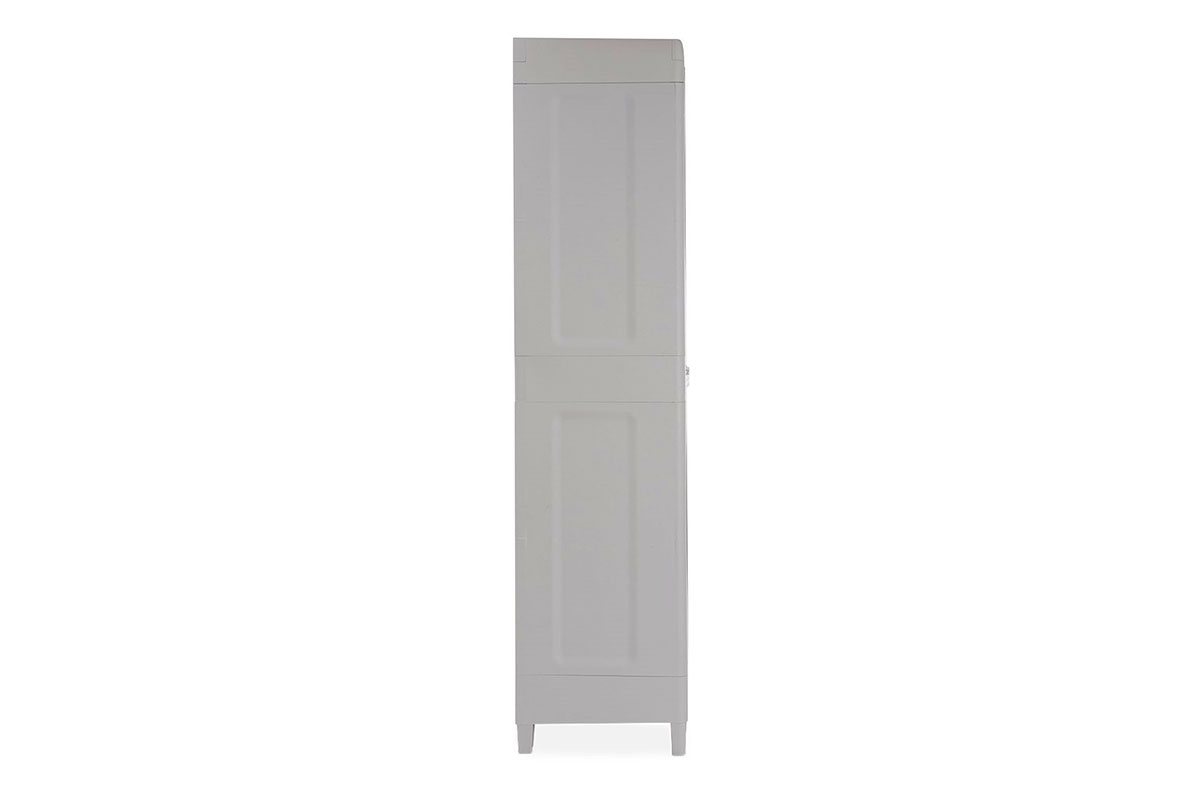 Toomax, Италия Уличный шкаф TOOMAX 2х дверный глубокий WOODY'S XL (3 полки), светло-серый