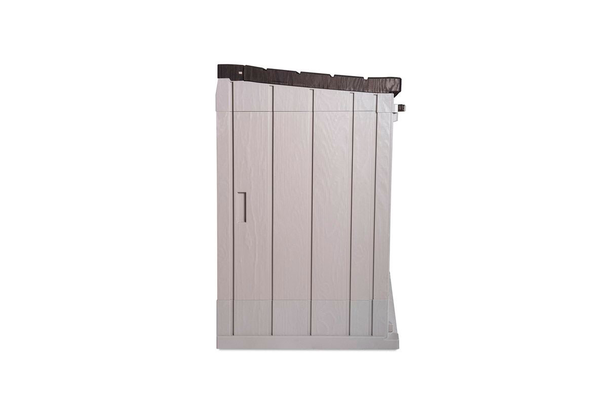 Toomax, Италия Ящик пластиковый TOOMAX Wood Style 842л СЕРЫЙ/КОРИЧНЕВЫЙ