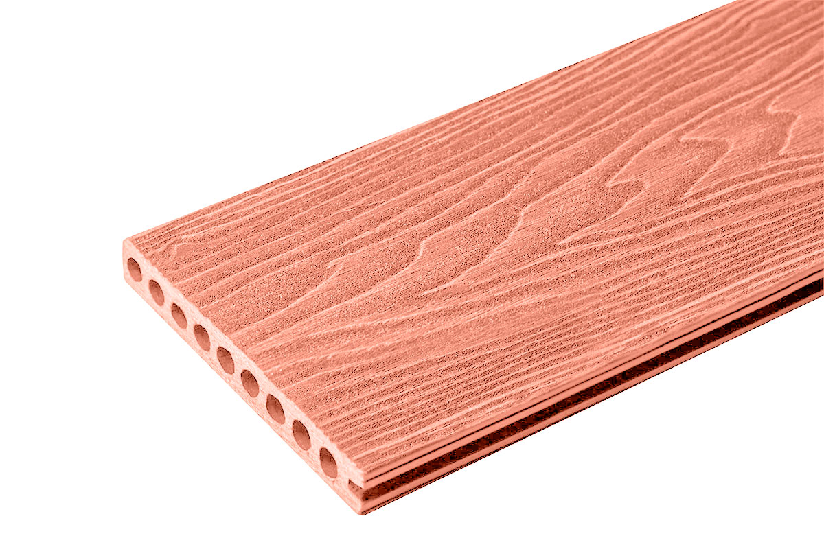 Holzhof, Россия Ступень NauticPrime Esthetic Wood 160*22*4000мм, терракот
