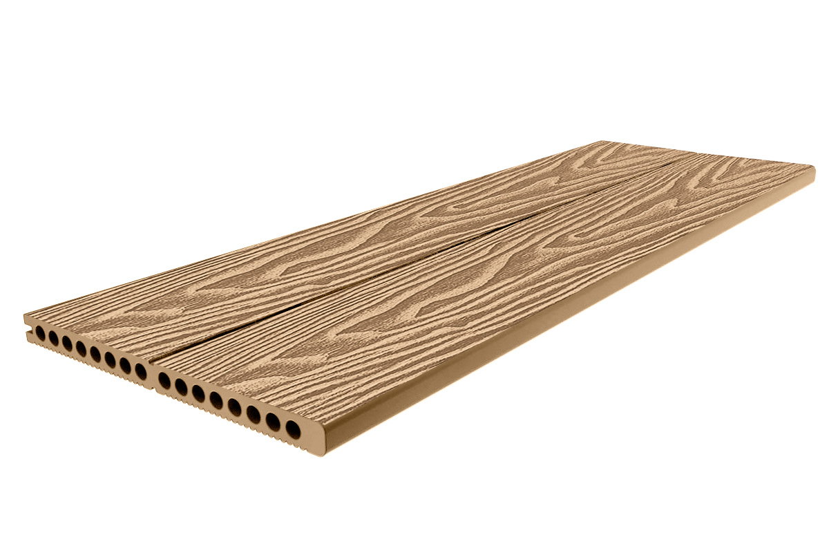 Holzhof, Россия Ступень NauticPrime Esthetic Wood 300*22*4000мм, коричневый