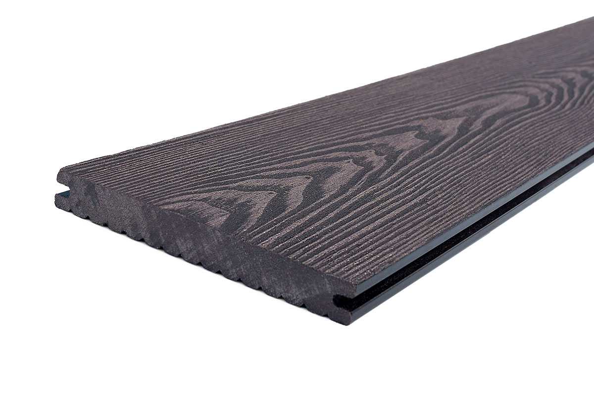 Holzhof, Россия Палубная доска полнотелая из ДПК марки HOLZHOF Solid, 150*18