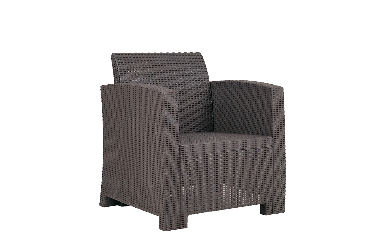 B:Rattan Arizona b:rattan, Кресло (2шт.), венге (2 подушки)