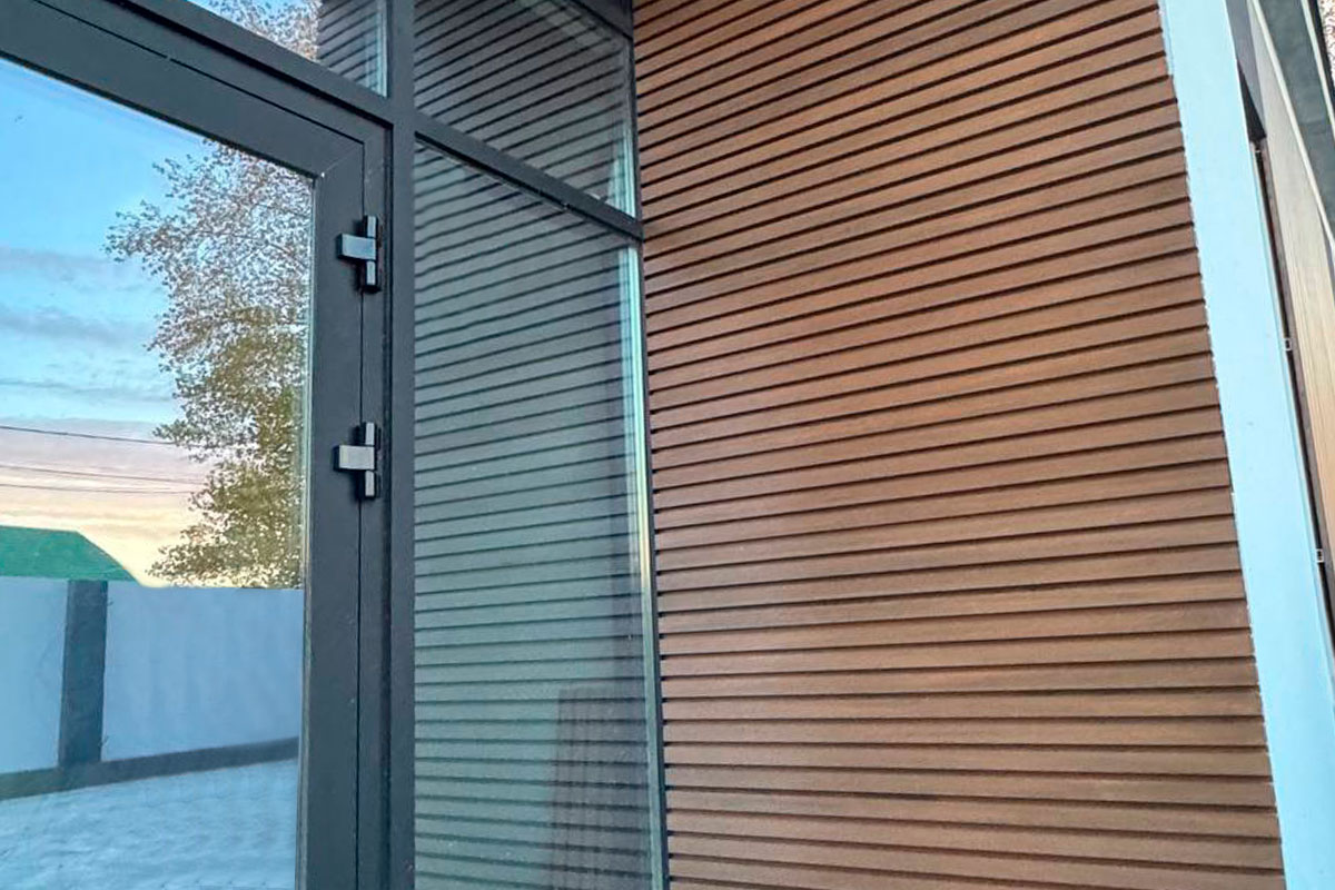 Holzhof Вертикальная стеновая панель ДПК NauticPrime Line Co-Extrusion 219*26*3000мм, цвет Тик
