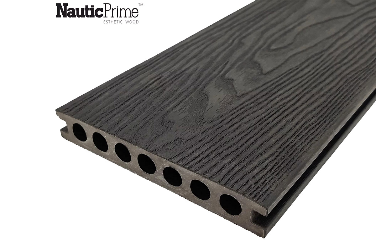 Holzhof, Россия Террасная доска NauticPrime Resine, 148*22*4000