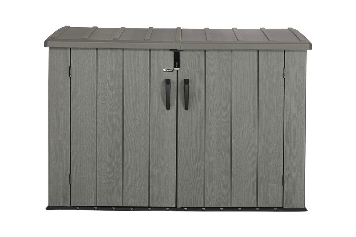 Lifetime, США Ящик пластиковый WoodLook, 2100 л, серый